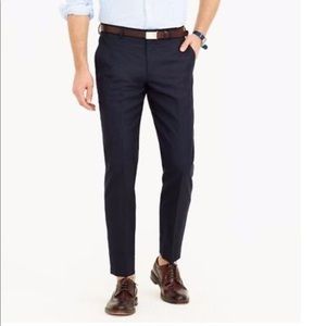 J.Crew Ludlow Pants 43966 Navy Wool 32Wx32L crew
